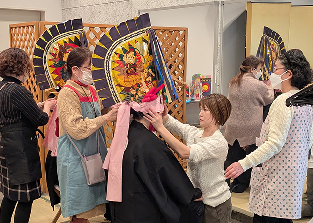 えんぶり着付け体験