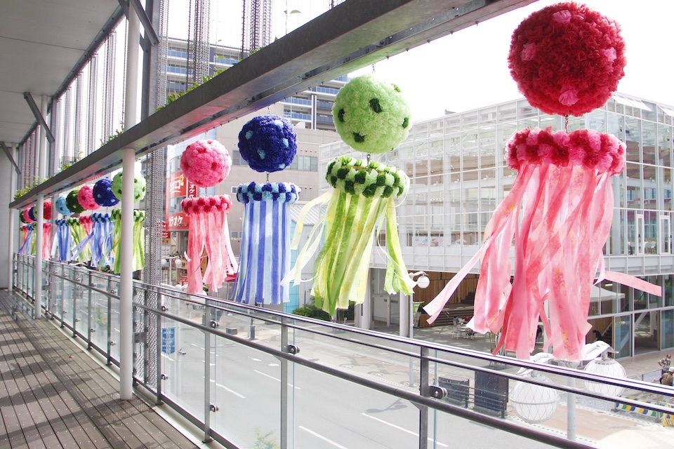 吹流し展示