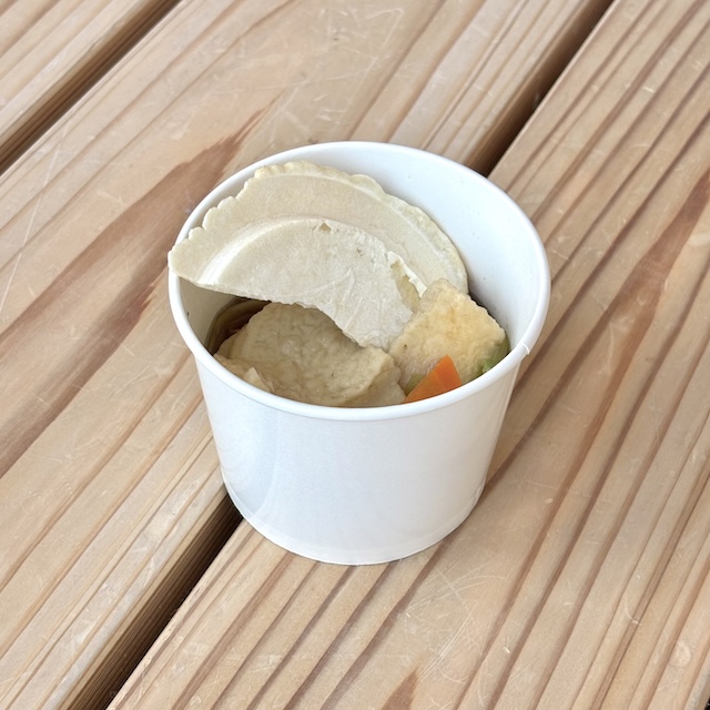 地酒カフェはちのへ_せんべい汁