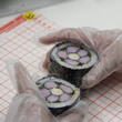 飾り巻き寿司で作る「桃の花」2