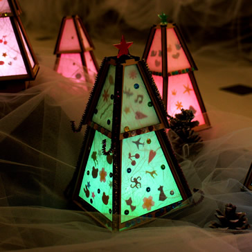 写真：LEDクリスマスランプ（完成イメージ）